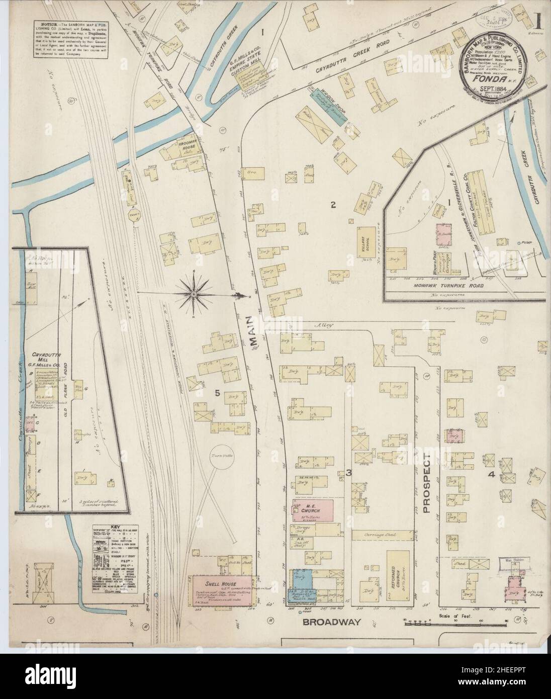 Map of fonda hires stock photography and images Alamy