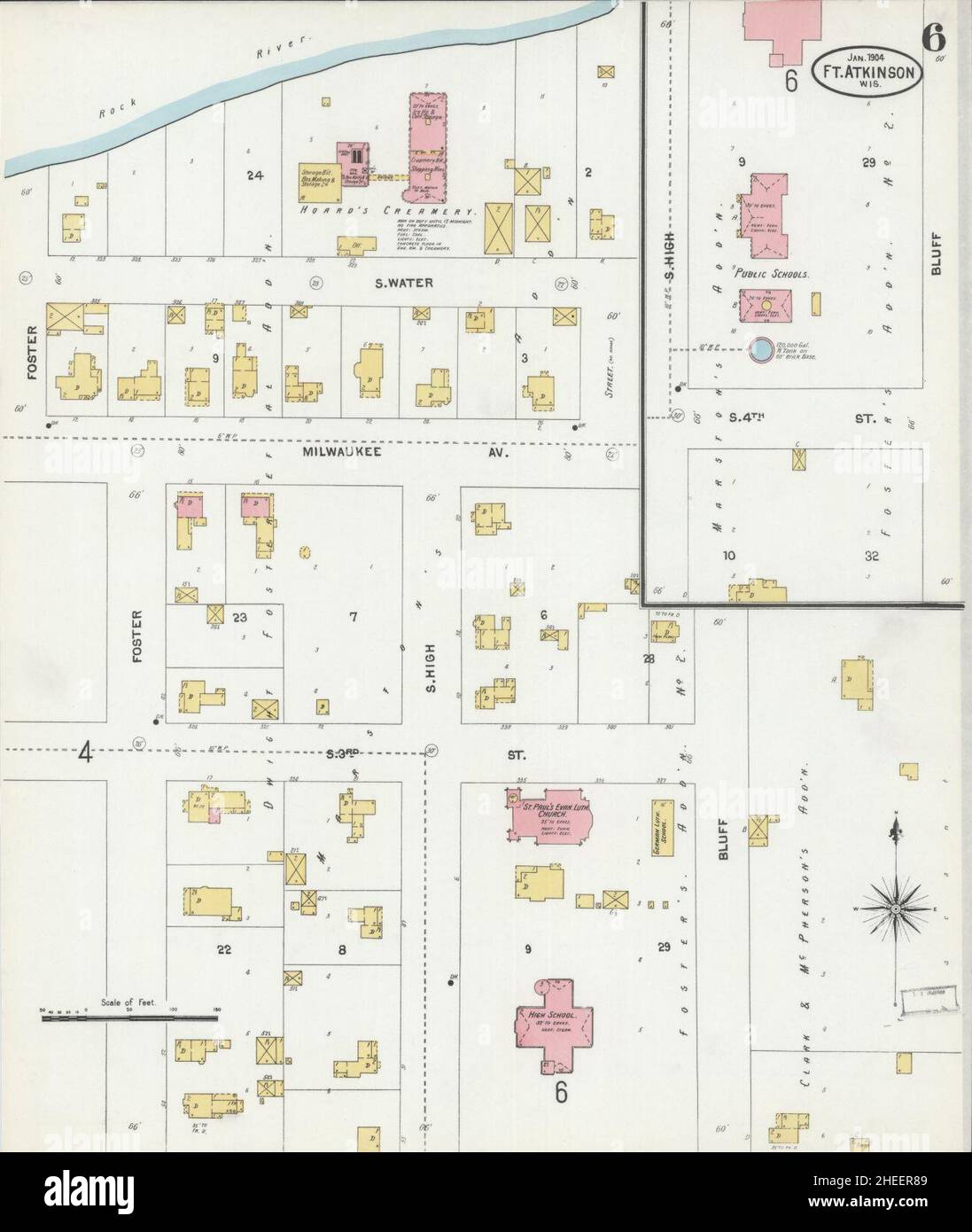 Atkinson map hires stock photography and images Alamy