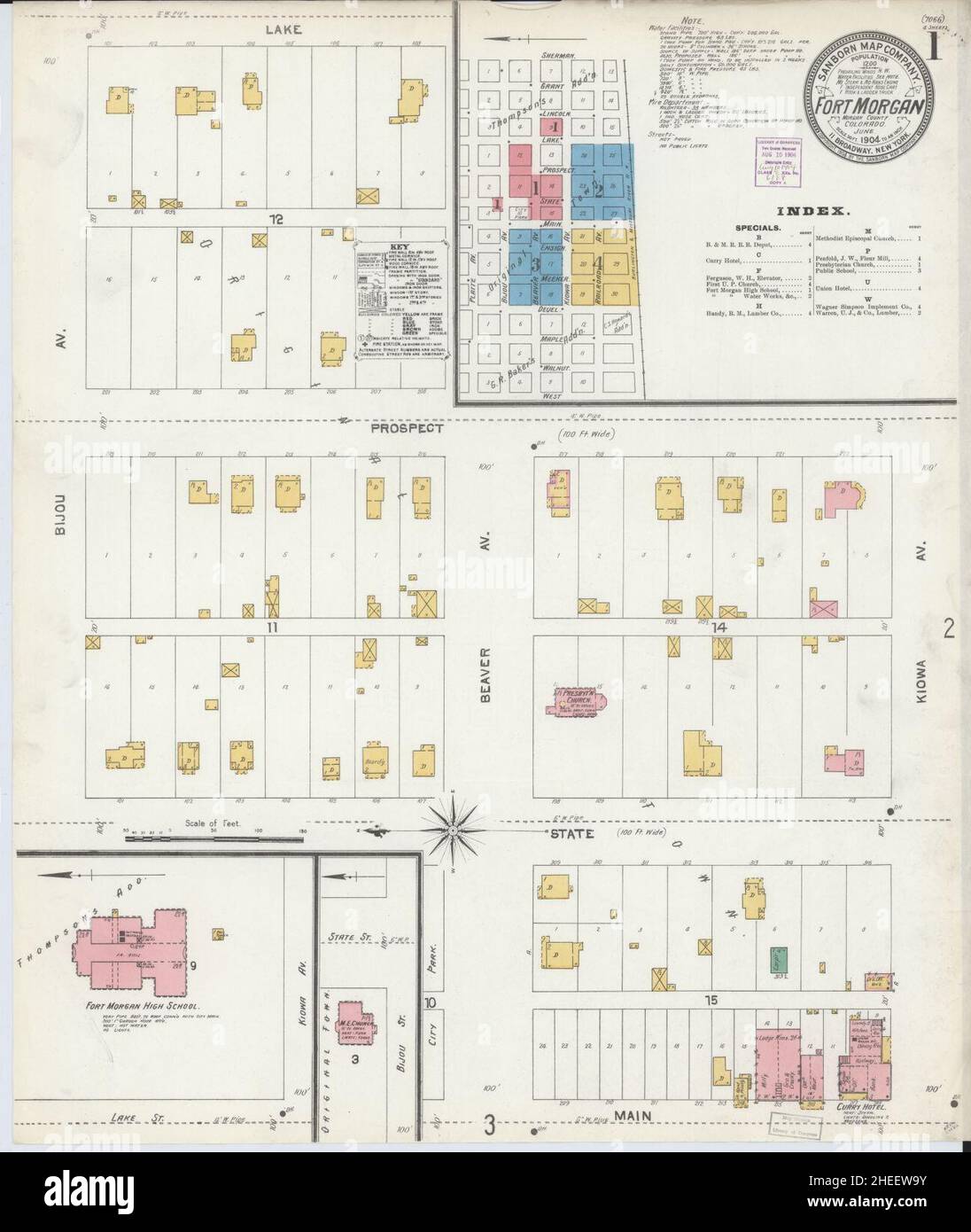 Fort colorado map hires stock photography and images Alamy