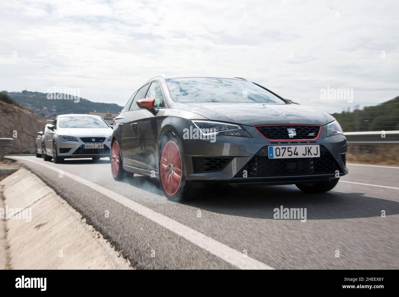 2016 SEAT Leon Cupra Spanish hot hatch sports car Stock Photo Alamy