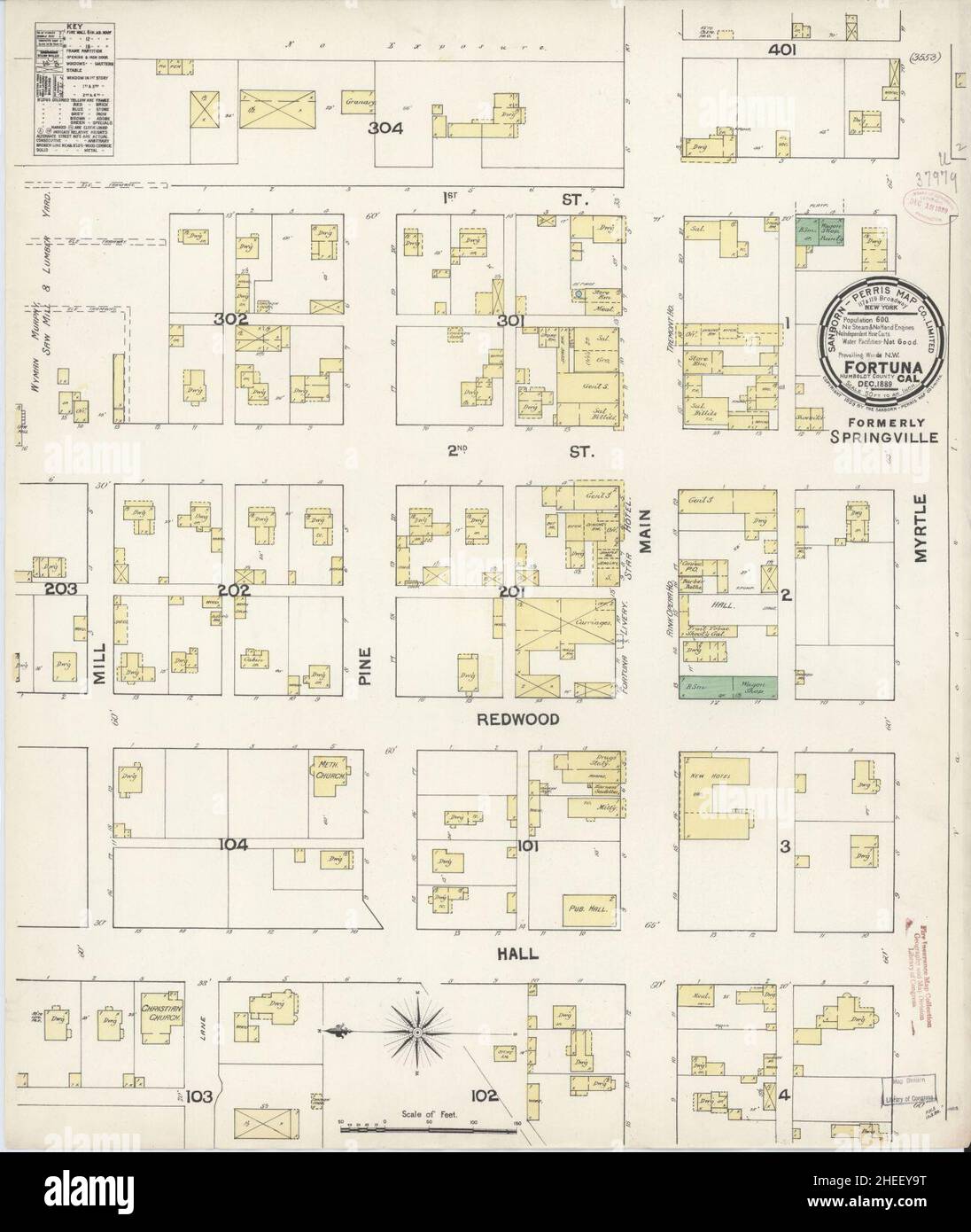 Fortuna california map hires stock photography and images Alamy