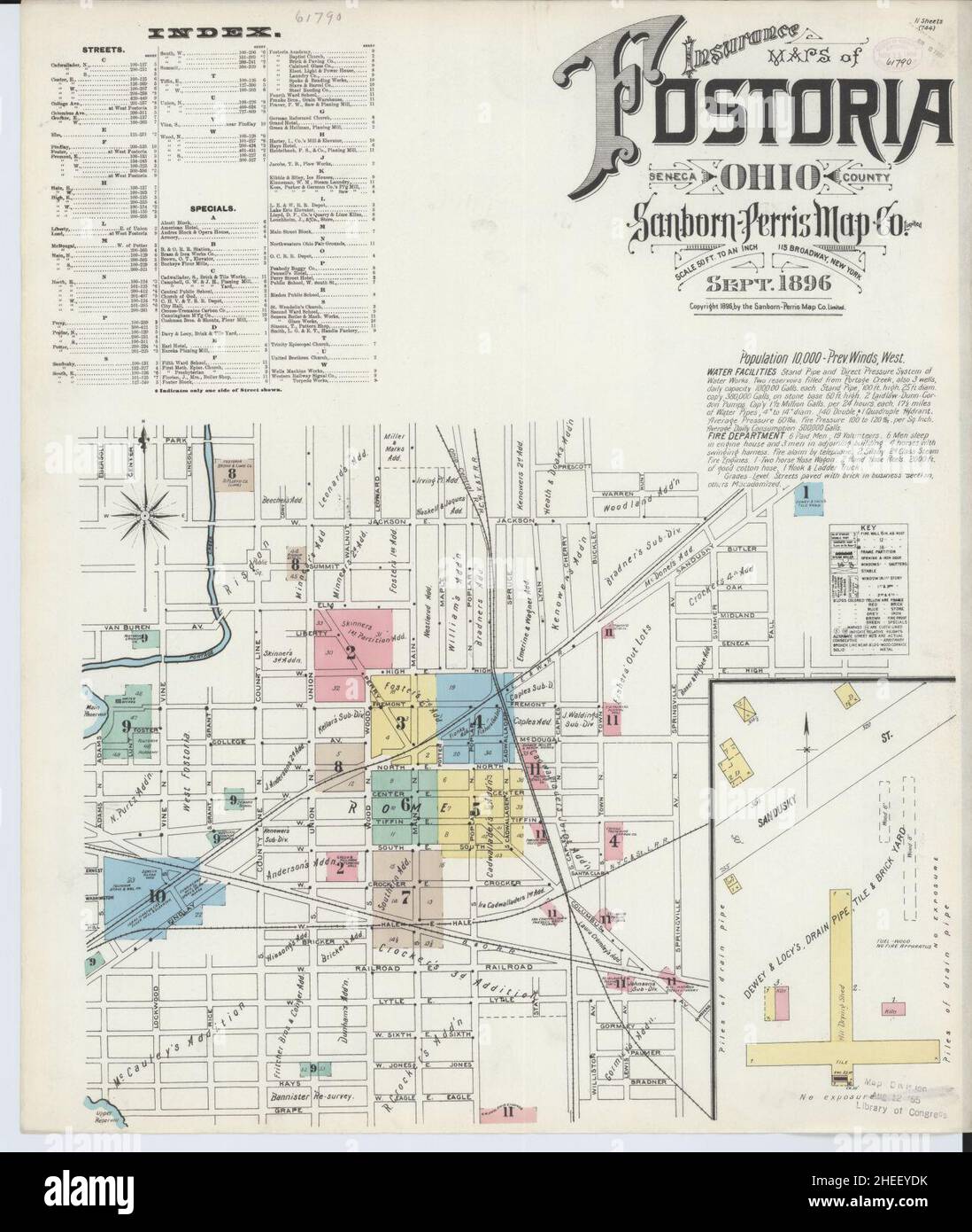 Map Of Fostoria Hi res Stock Photography And Images Alamy