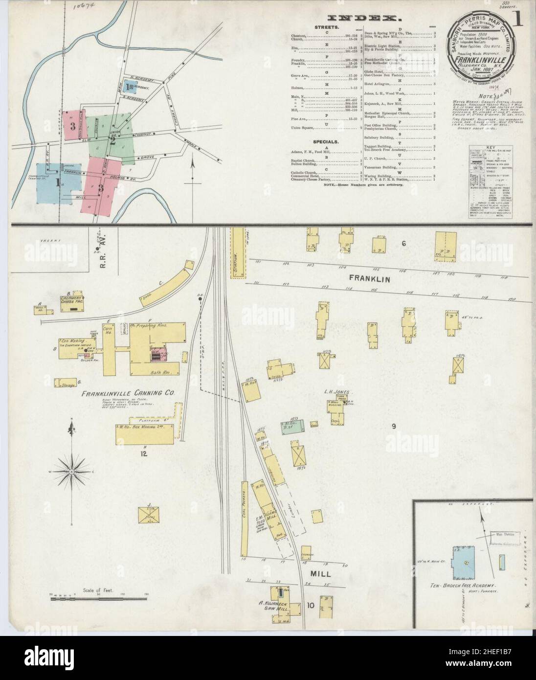 Map of franklinville new york hires stock photography and images Alamy