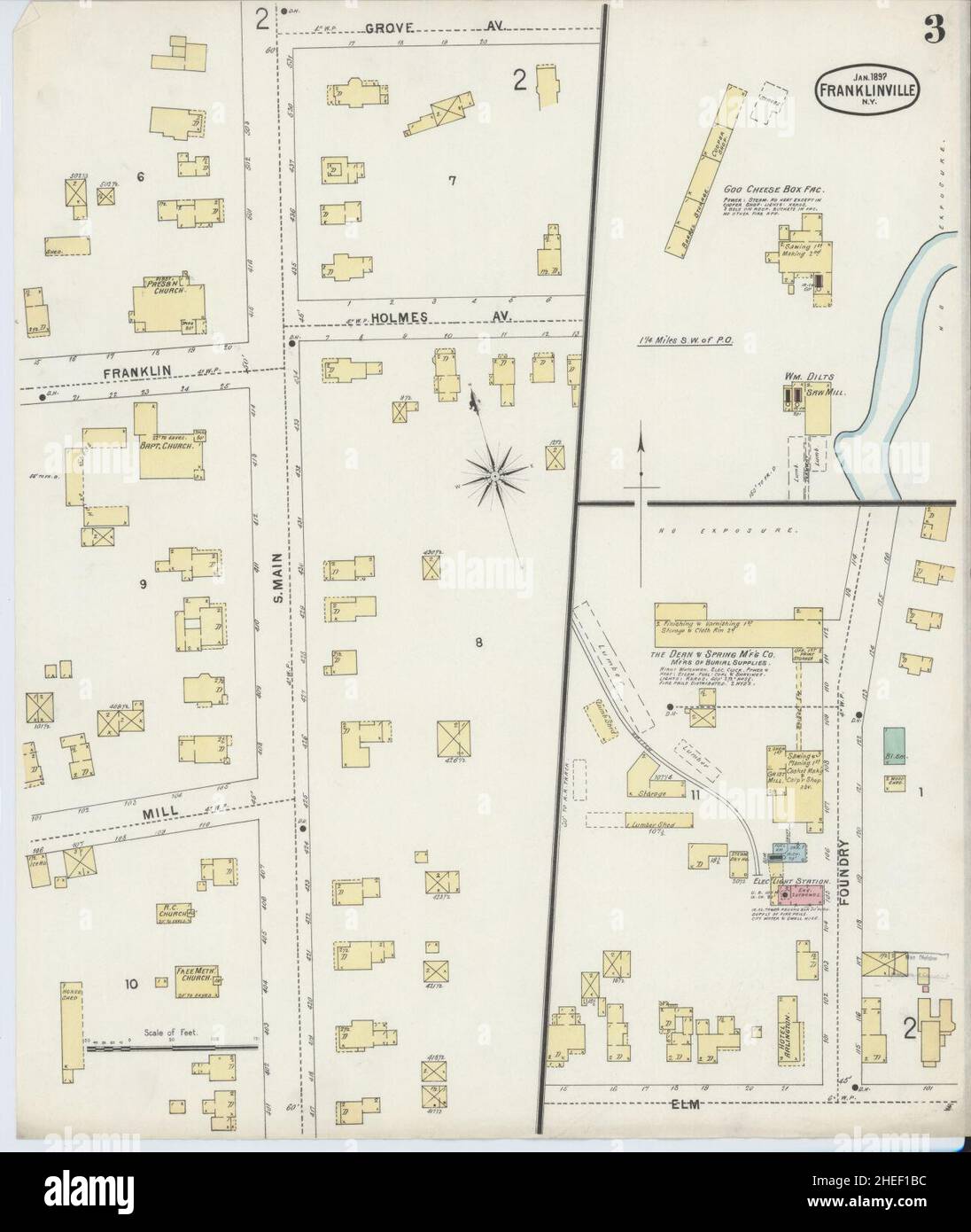 Map of franklinville new york hires stock photography and images Alamy
