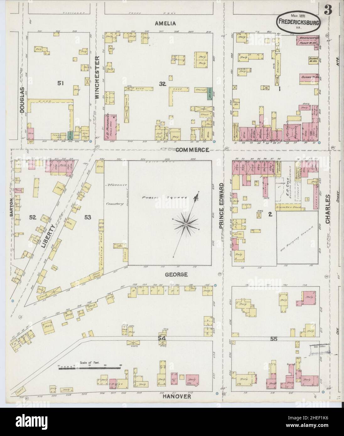 Sanborn Fire Insurance Map from Fredericksburg, Independent Cities ...