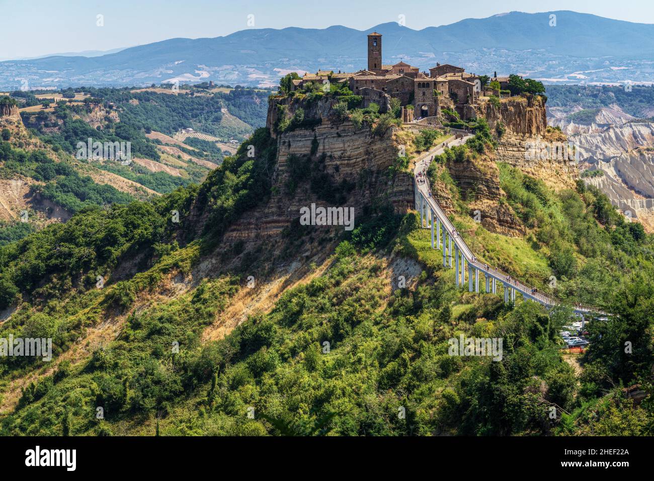 View Of Civita Di Bagnoregio, A Small Town Know As ‘the Dying City’ Due 