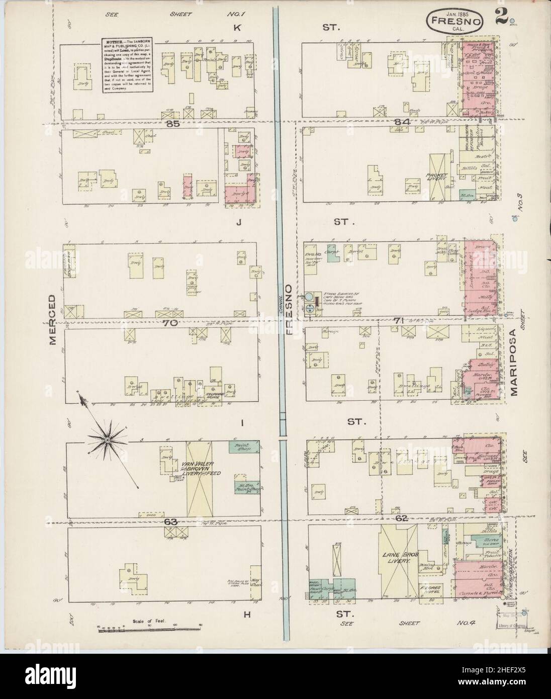 Fresno County California Zip Code Wall Map Maps Com C vrogue.co