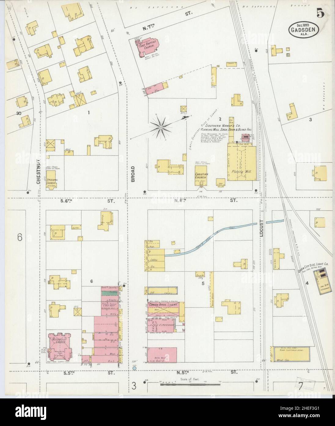 Map of gadsden hires stock photography and images Alamy