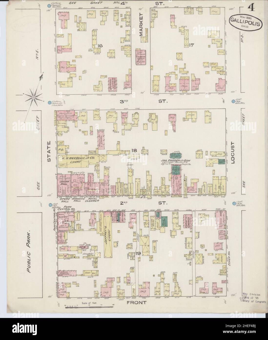 Gallipolis ohio map hires stock photography and images Alamy