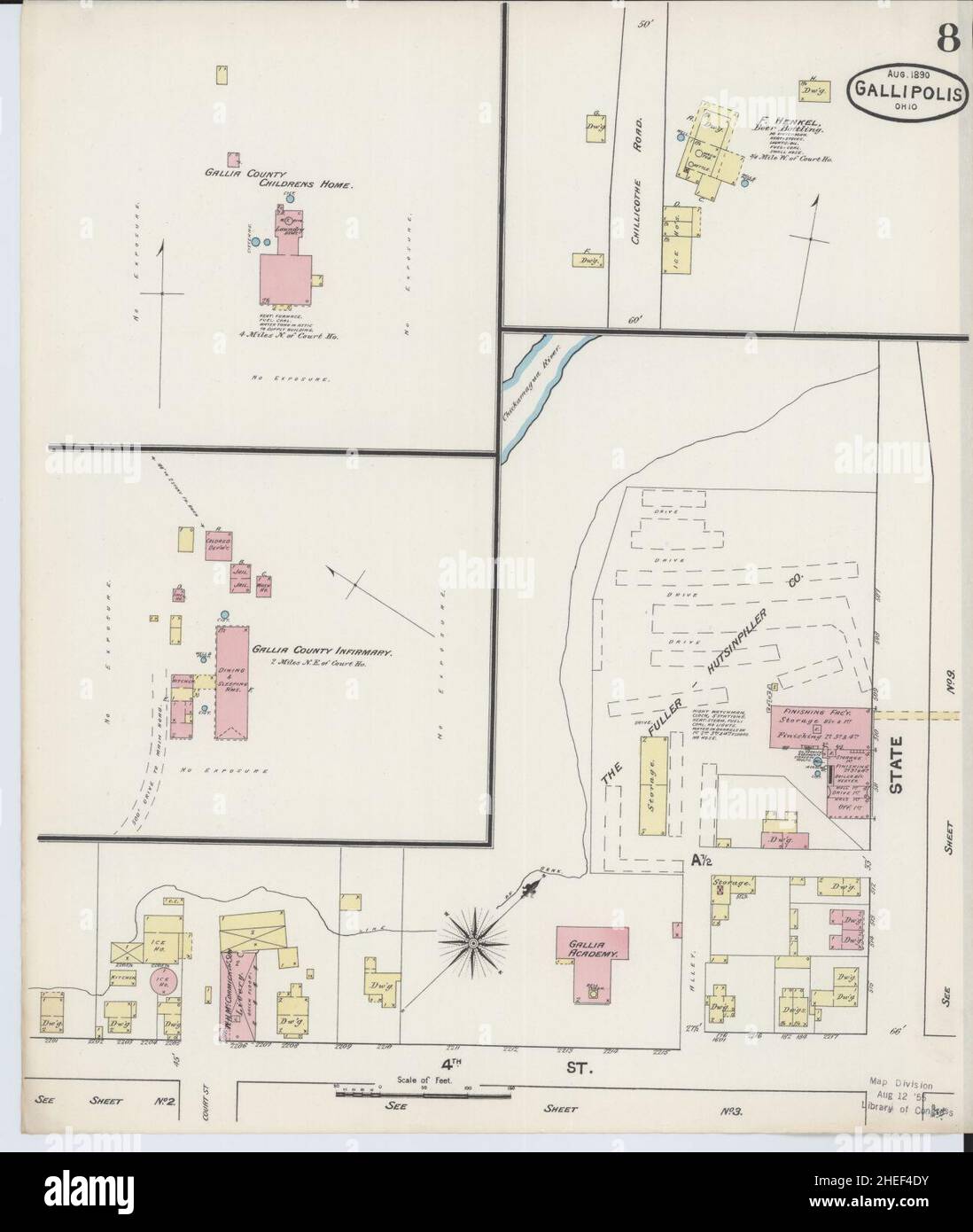 Map of gallipolis hires stock photography and images Alamy