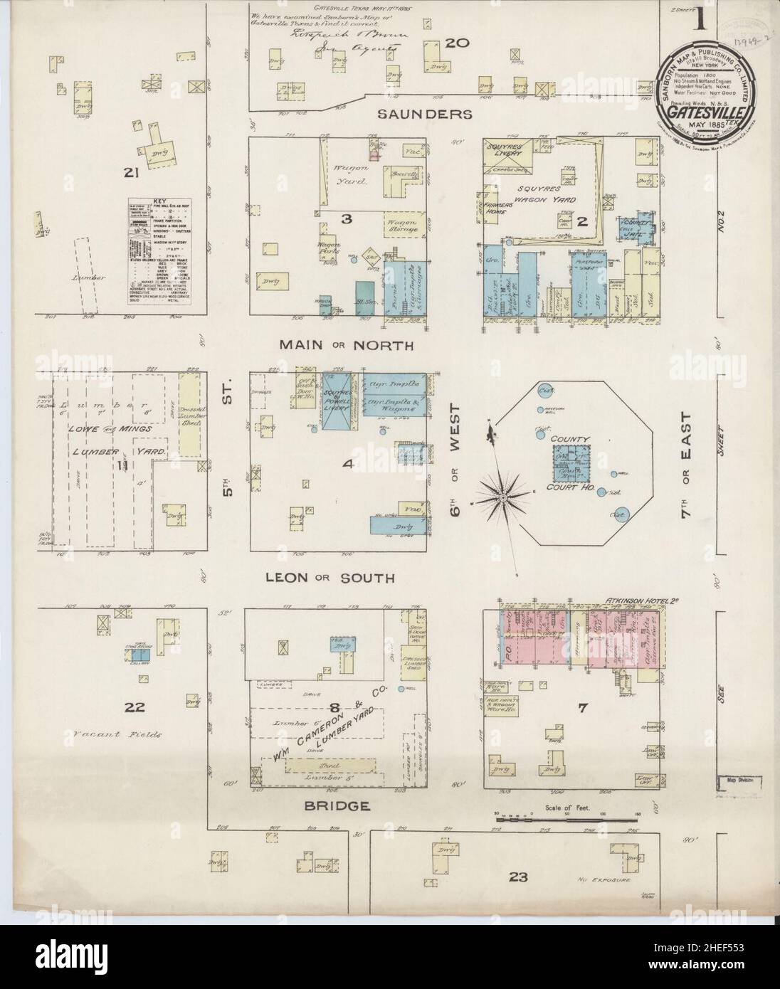 Map of gatesville texas hires stock photography and images Alamy