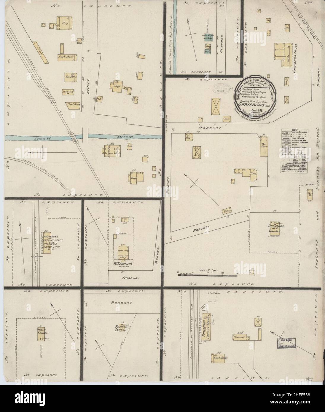 Map of garysburg hires stock photography and images Alamy