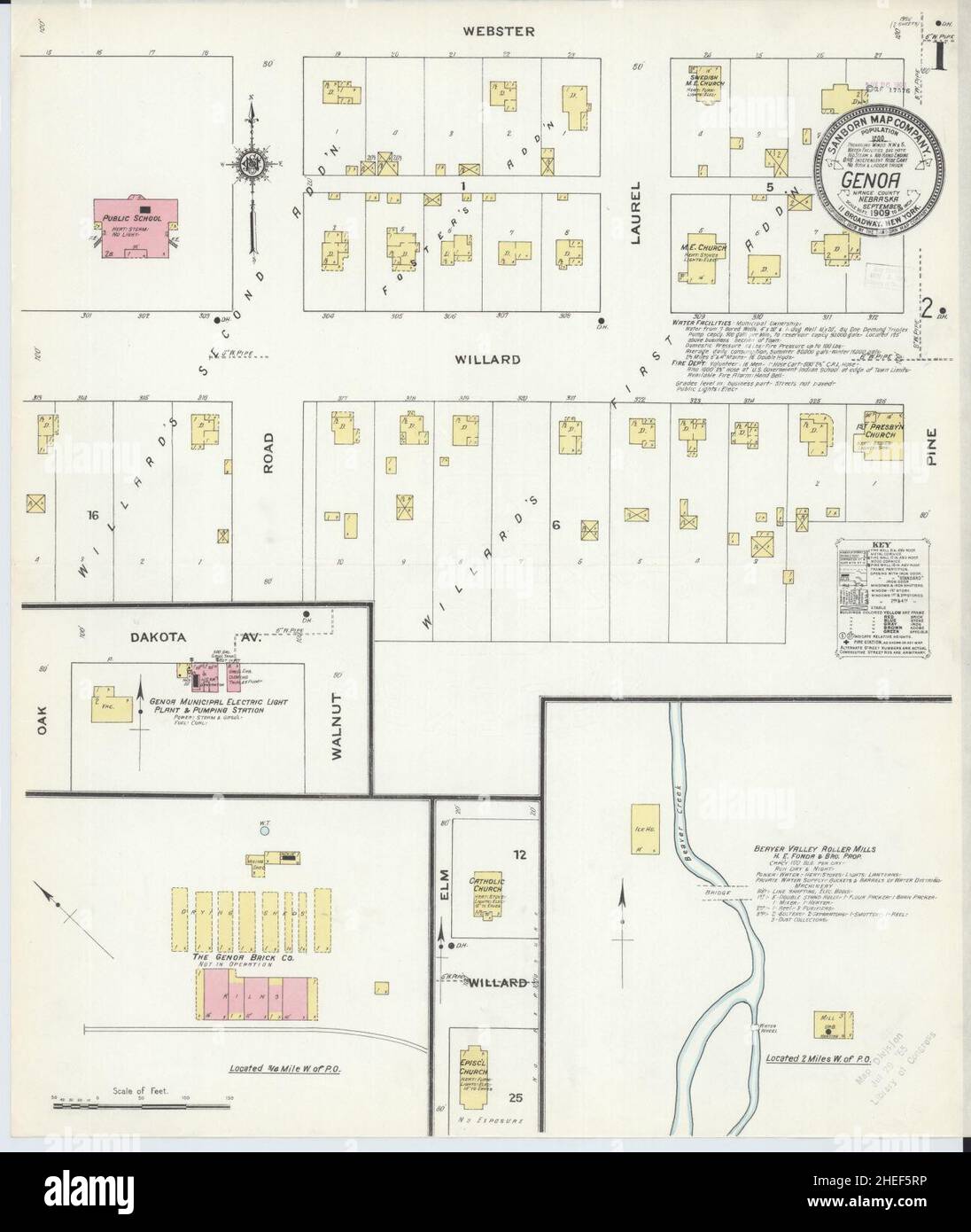 Genoa nebraska map hires stock photography and images Alamy