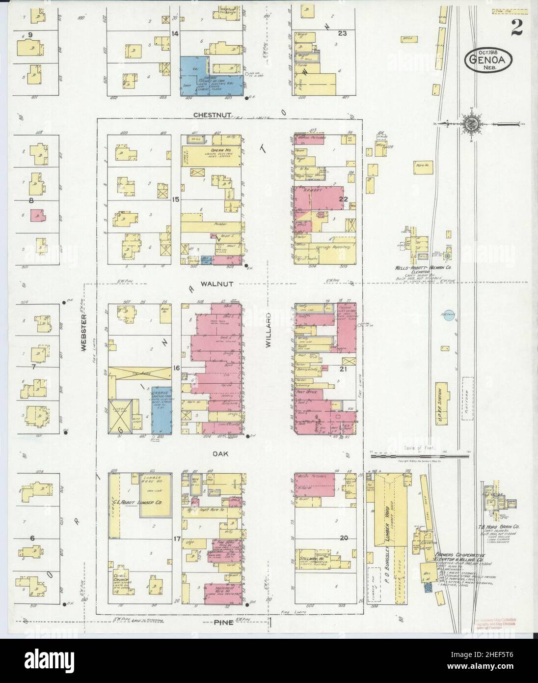 Map of genoa nebraska hires stock photography and images Alamy