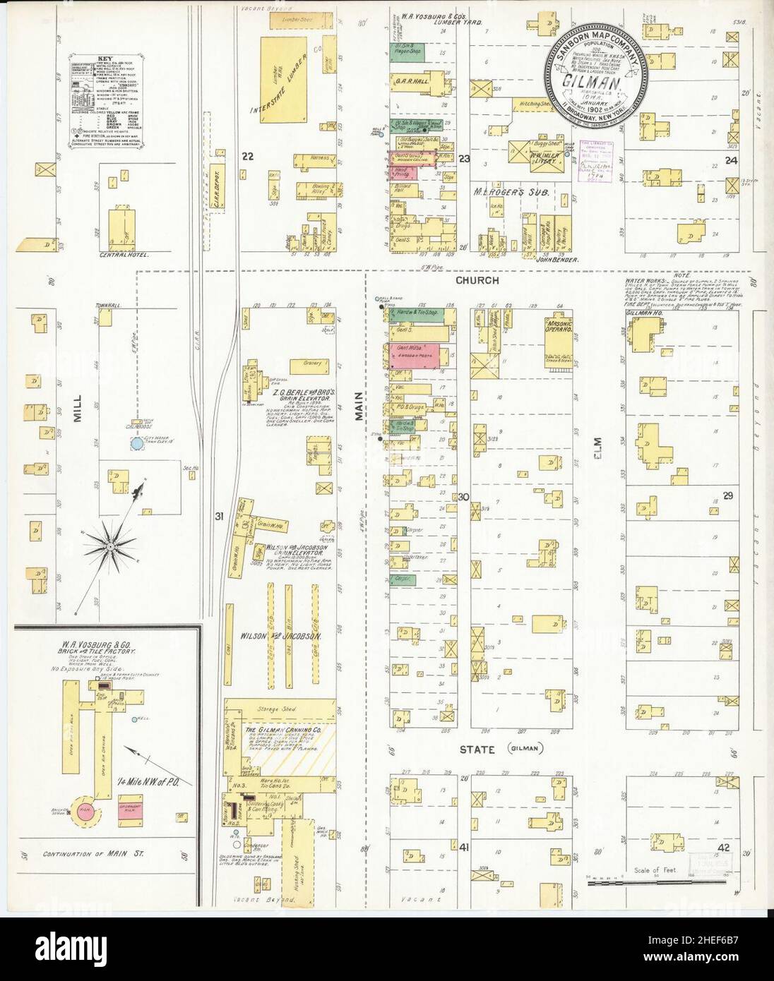Map of gilman hires stock photography and images Alamy