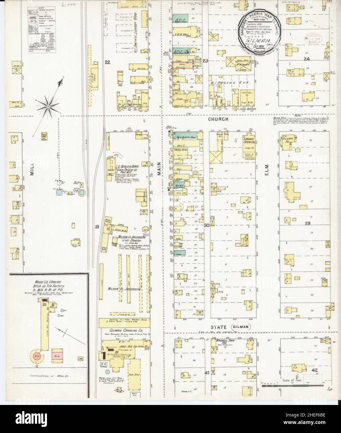 Map of gilman hires stock photography and images Alamy