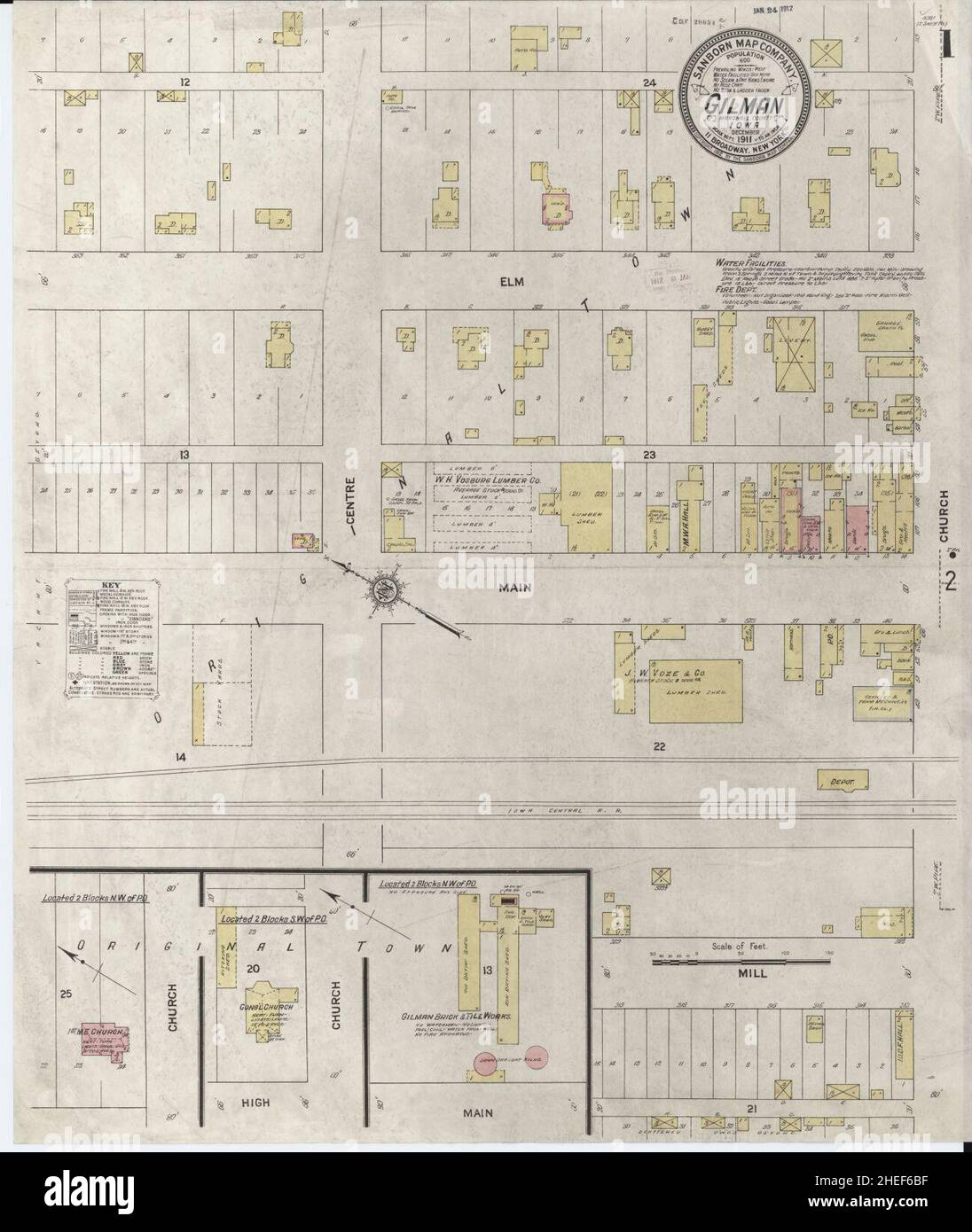 Map of gilman hires stock photography and images Alamy