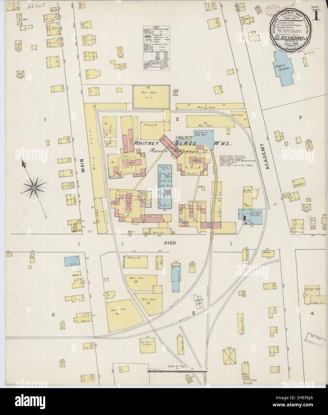 Map of glassboro hires stock photography and images Alamy