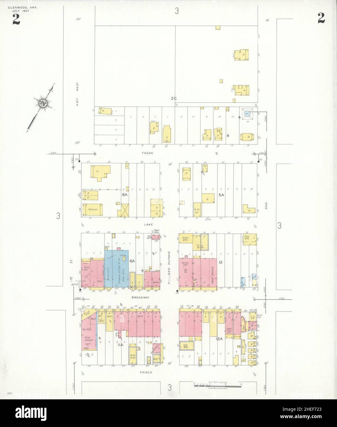 Glenwood arkansas map hires stock photography and images Alamy