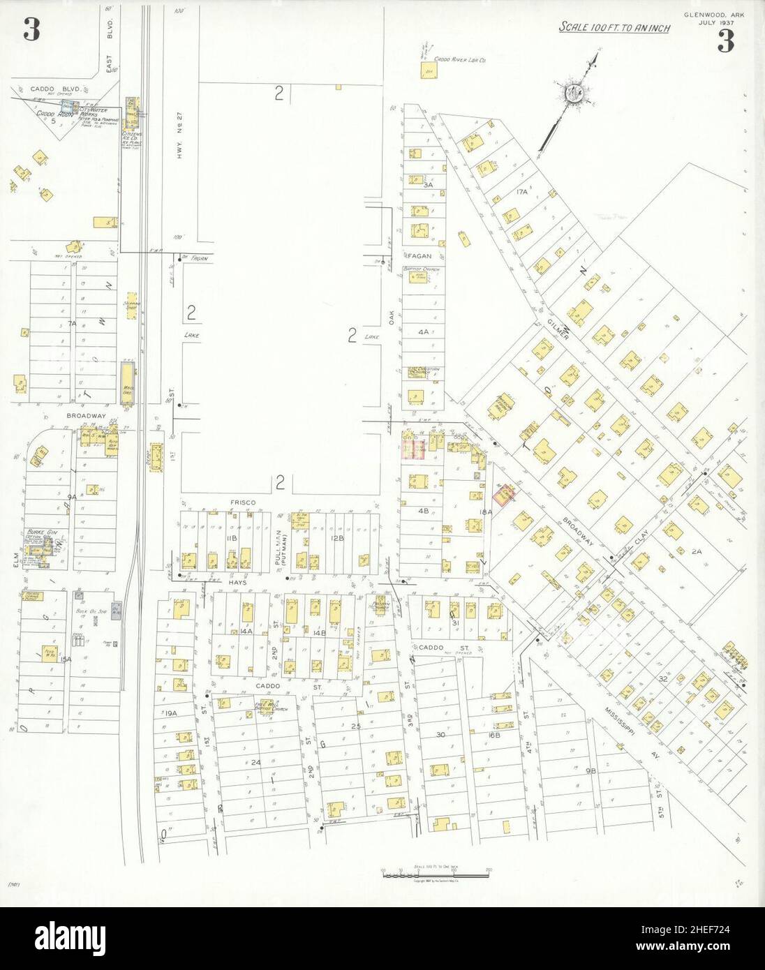 Glenwood arkansas map hires stock photography and images Alamy