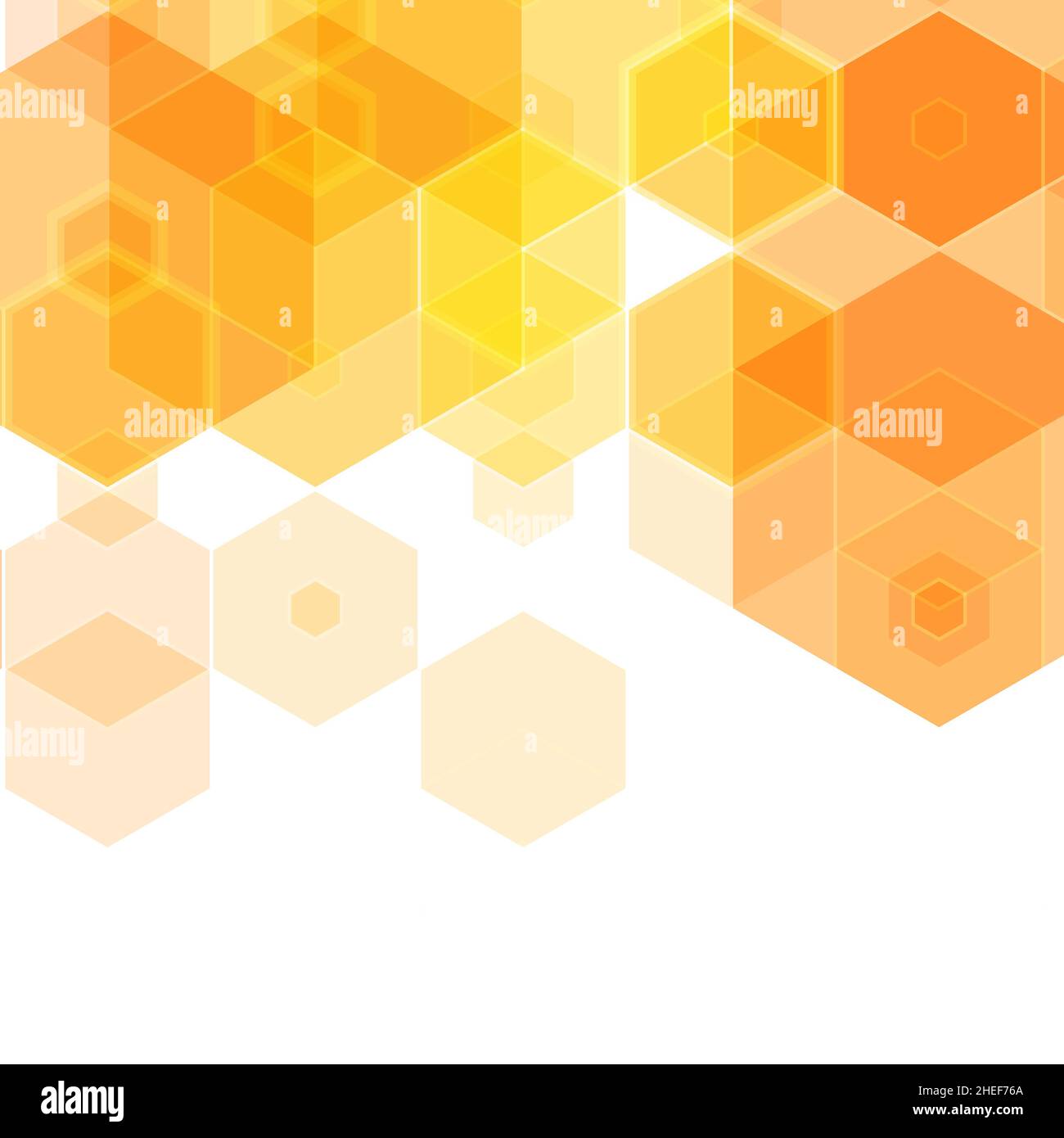 vector hexagons illustration . abstract background Stock Photo - Alamy