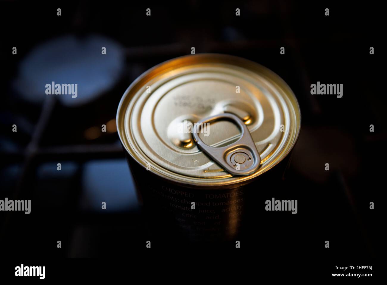 A tin can ring pull Stock Photo Alamy