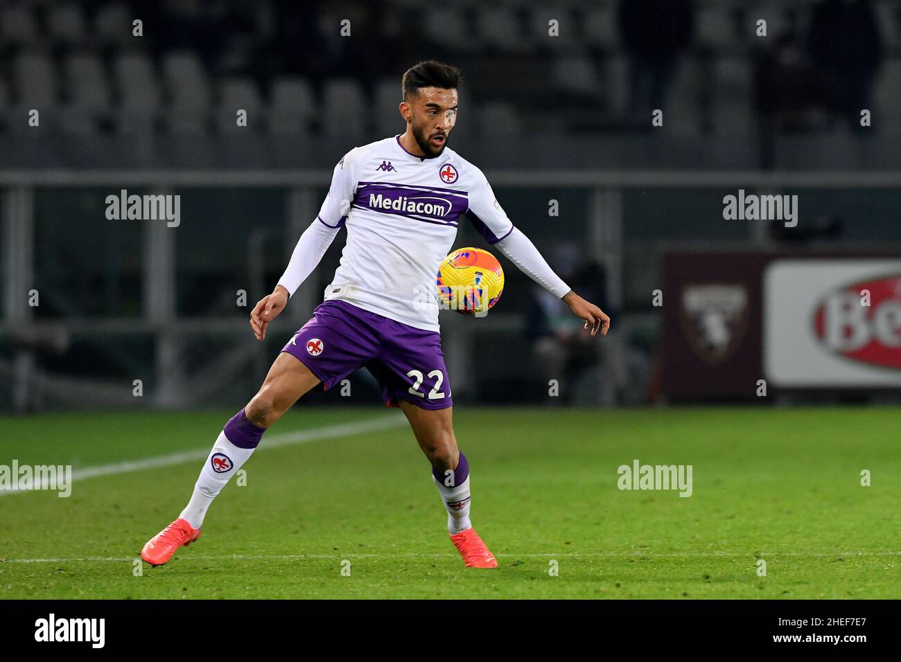 Nicola Gonzalez of Acf Fiorentina during the Italian serie A, football  match between Juventus Fc and Acf Fiorentina on 12 February 2023 at Allianz  Stadium, Turin, Italy. Photo Ndrerim Kaceli - SuperStock