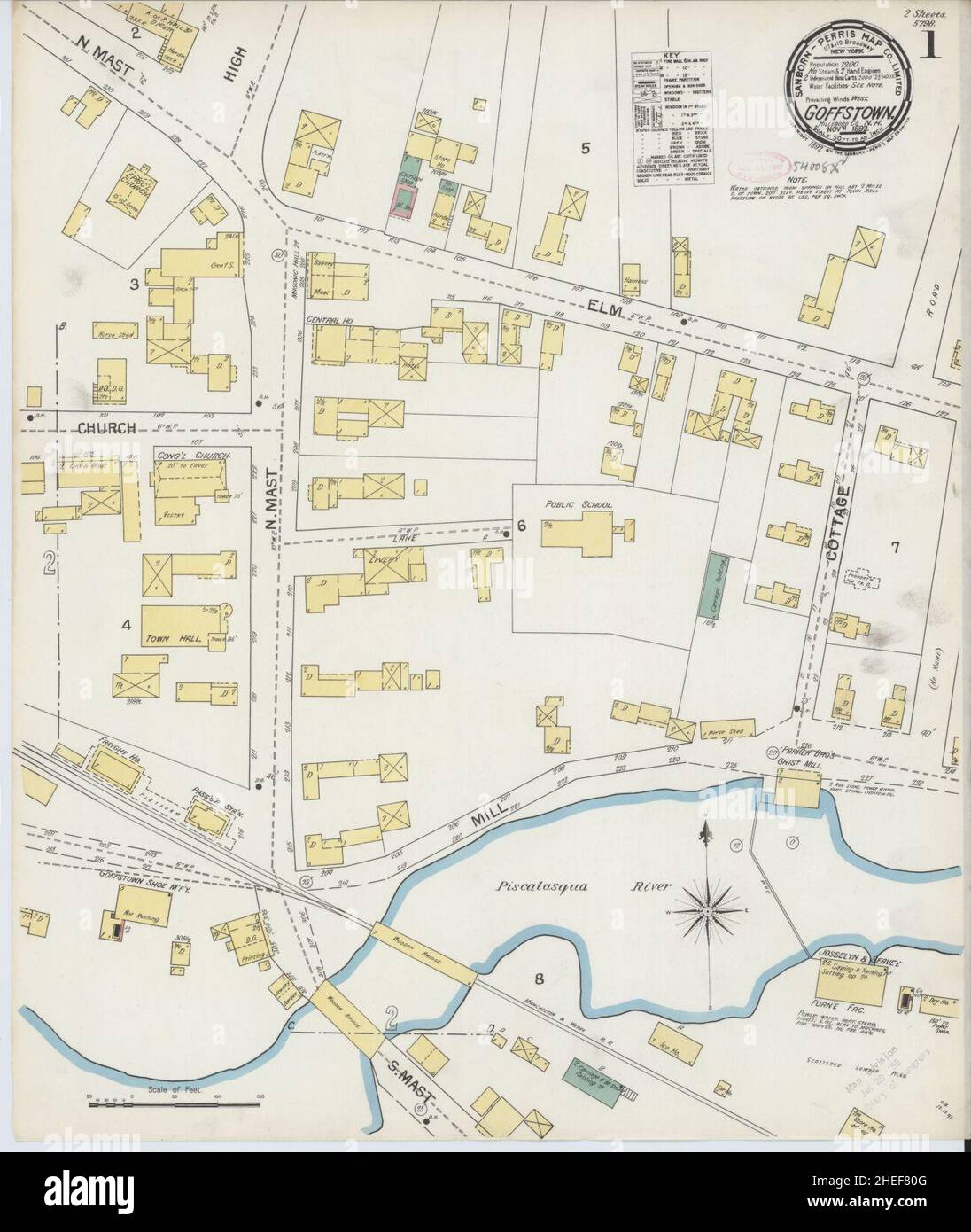 Map of goffstown hires stock photography and images Alamy