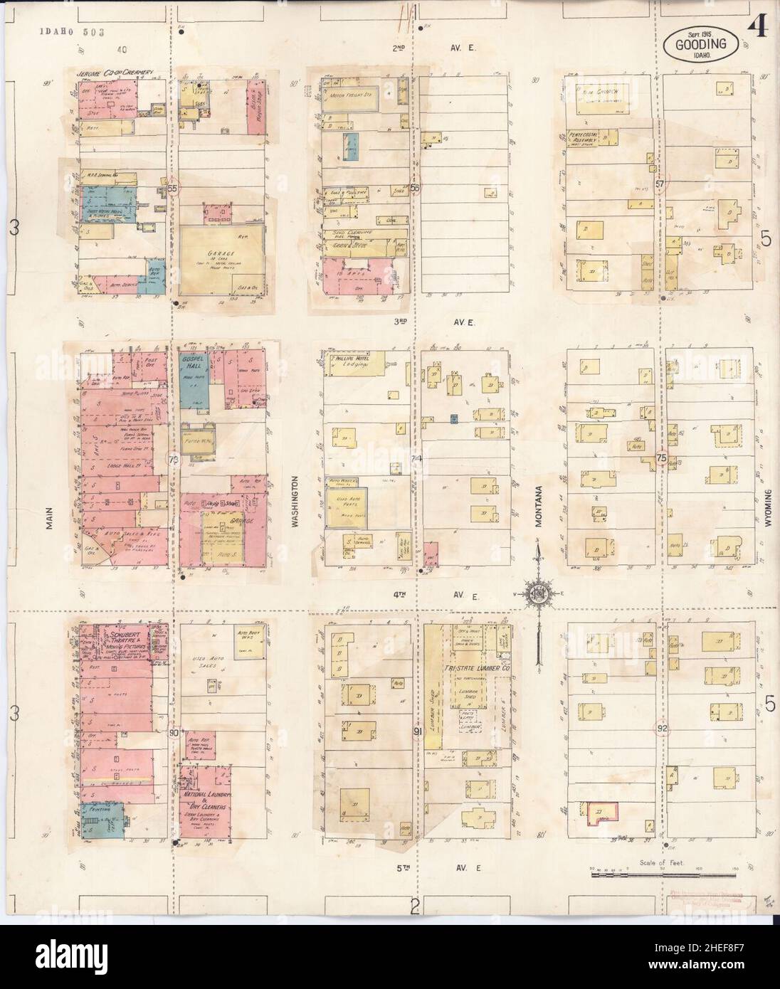 Map of gooding hires stock photography and images Alamy