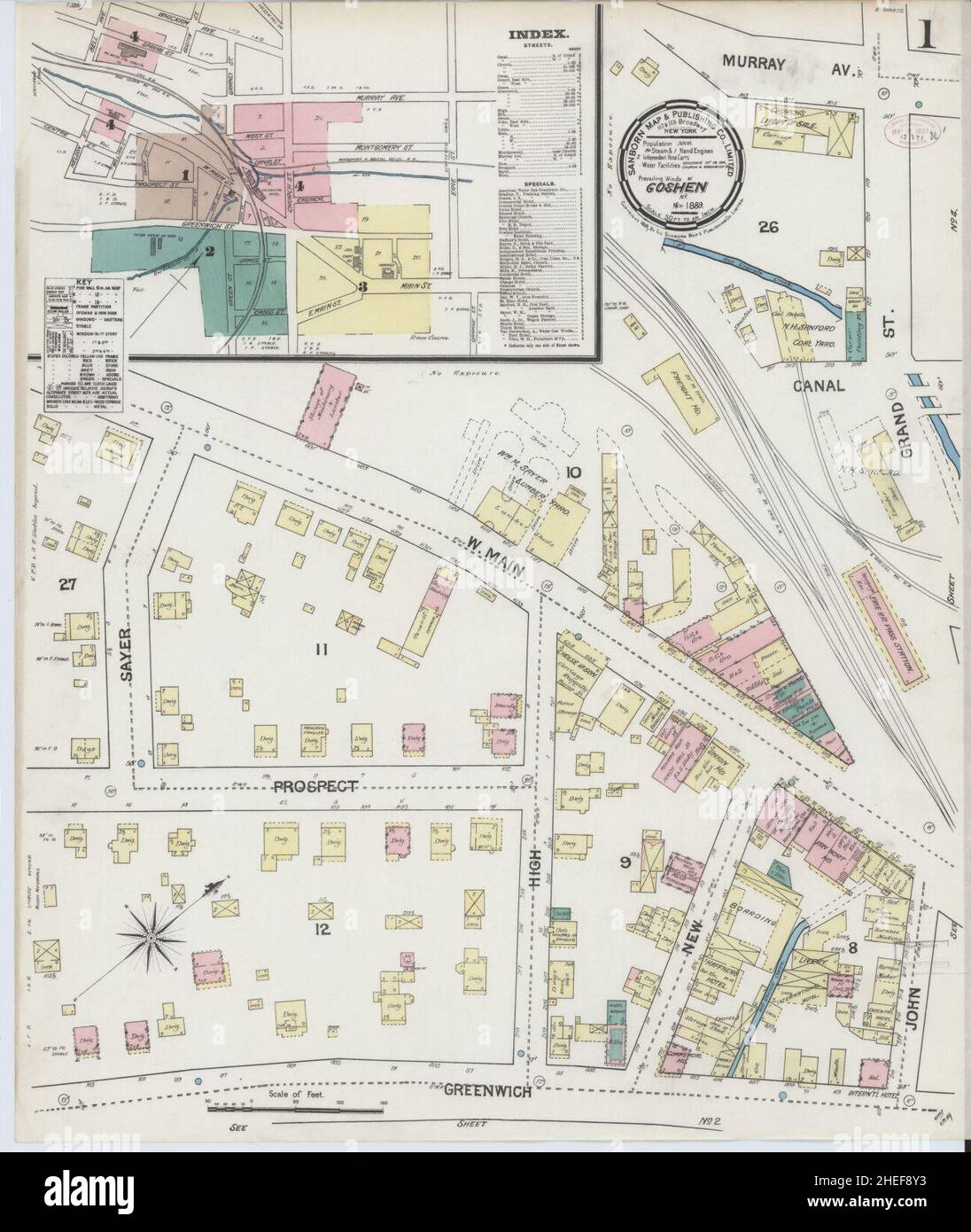 Goshen new york map hires stock photography and images Alamy