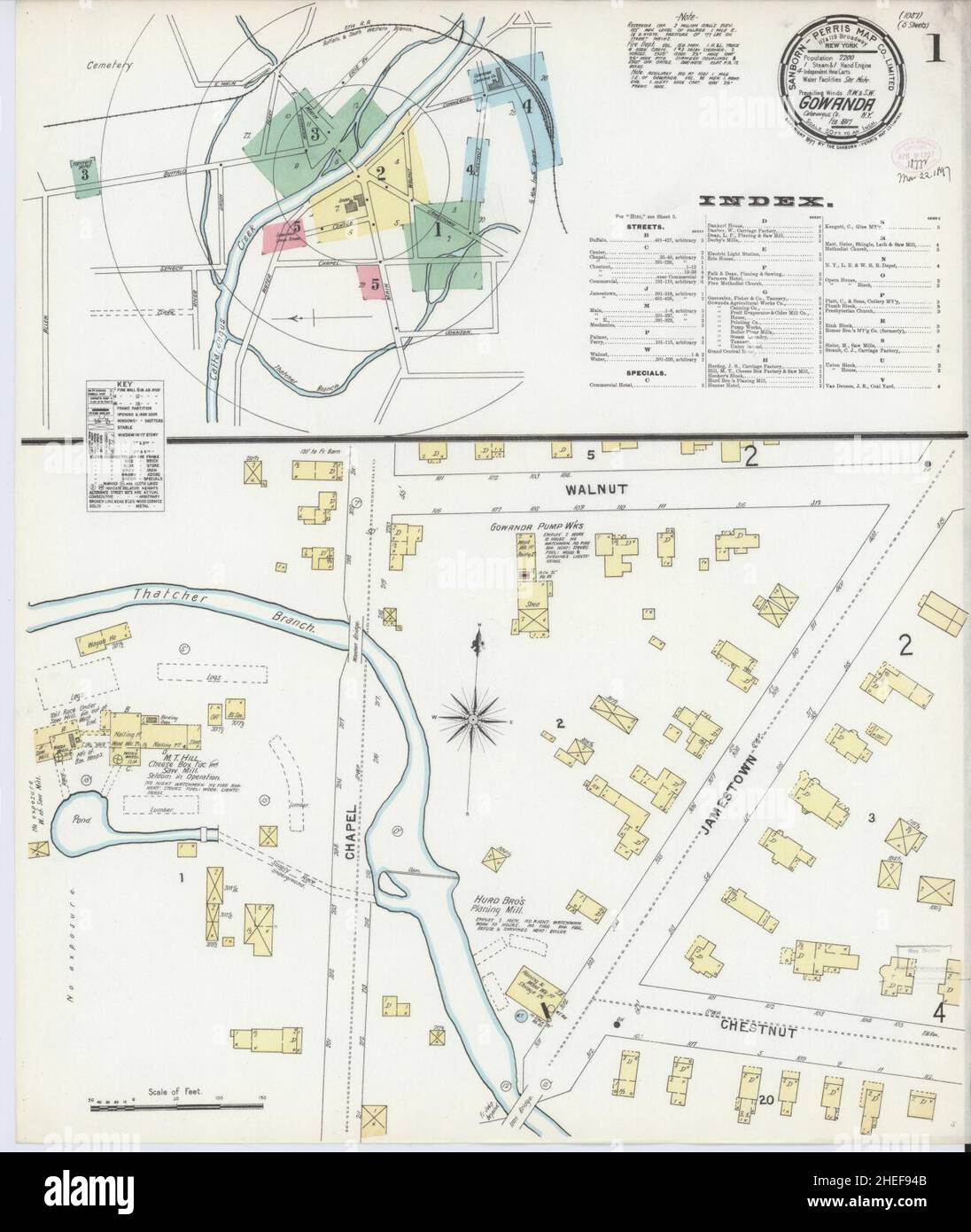 Map of gowanda new york hires stock photography and images Alamy
