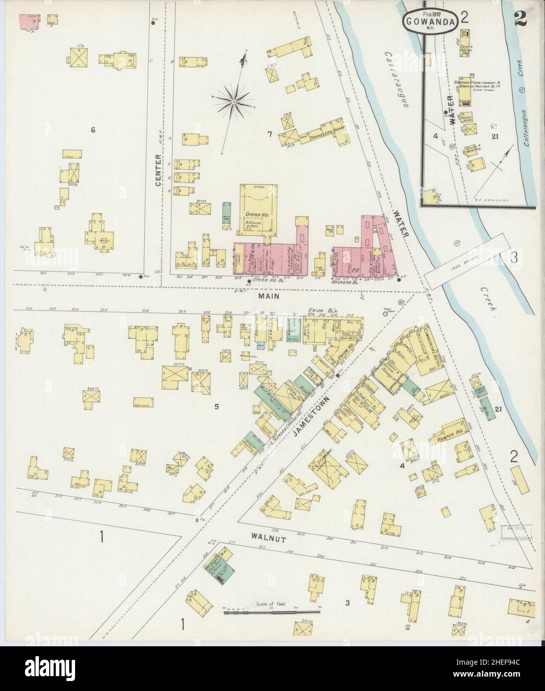 Map of gowanda new york hires stock photography and images Alamy