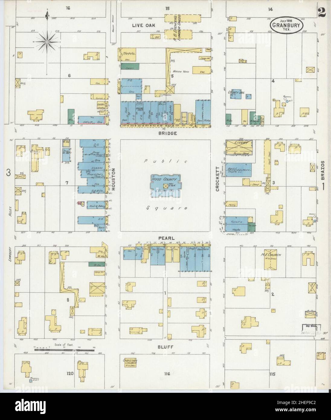 Map of granbury hires stock photography and images Alamy