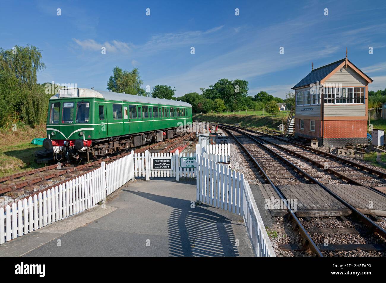 England Devon Totnes Littlehempston Station on the South Devon Railway Stock Photo