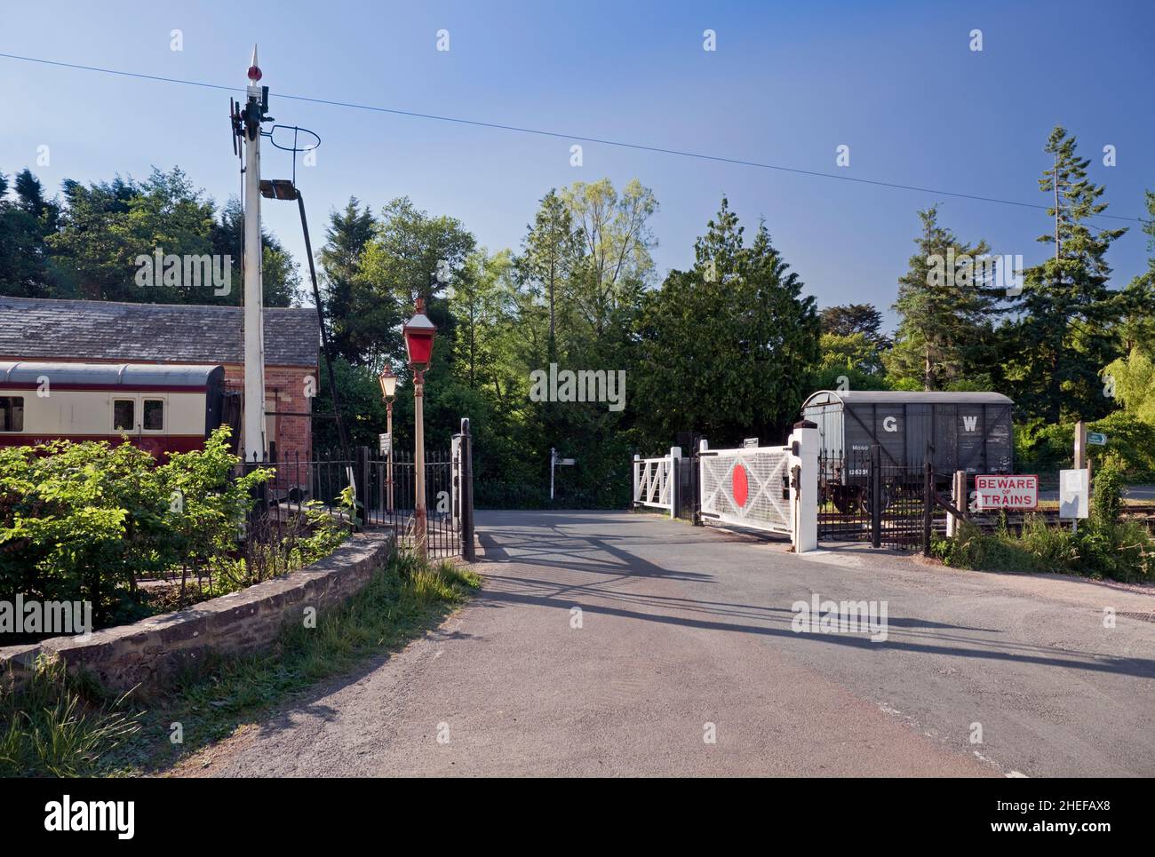 Staverton Station on the South Devon Preserved Steam Railway, Devon ...