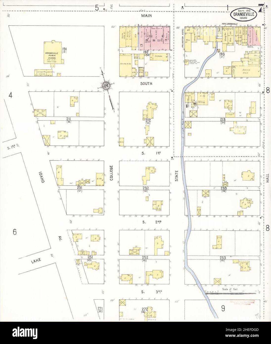 Map of grangeville idaho hires stock photography and images Alamy