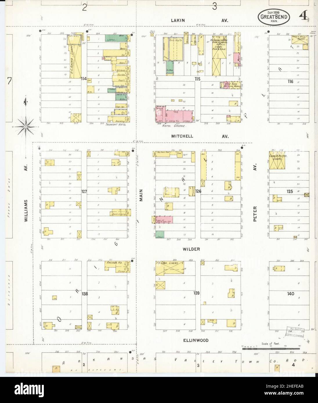 Great bend kansas map hires stock photography and images Alamy