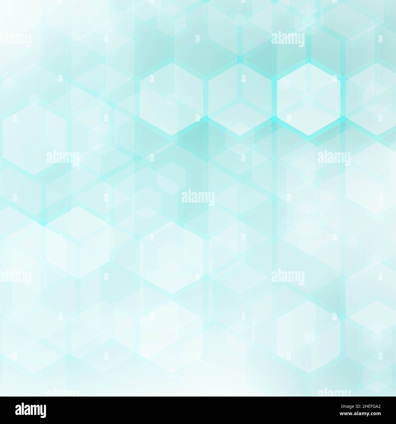 light blue Abstract Vector Geometric Background. hexagon design layout ...