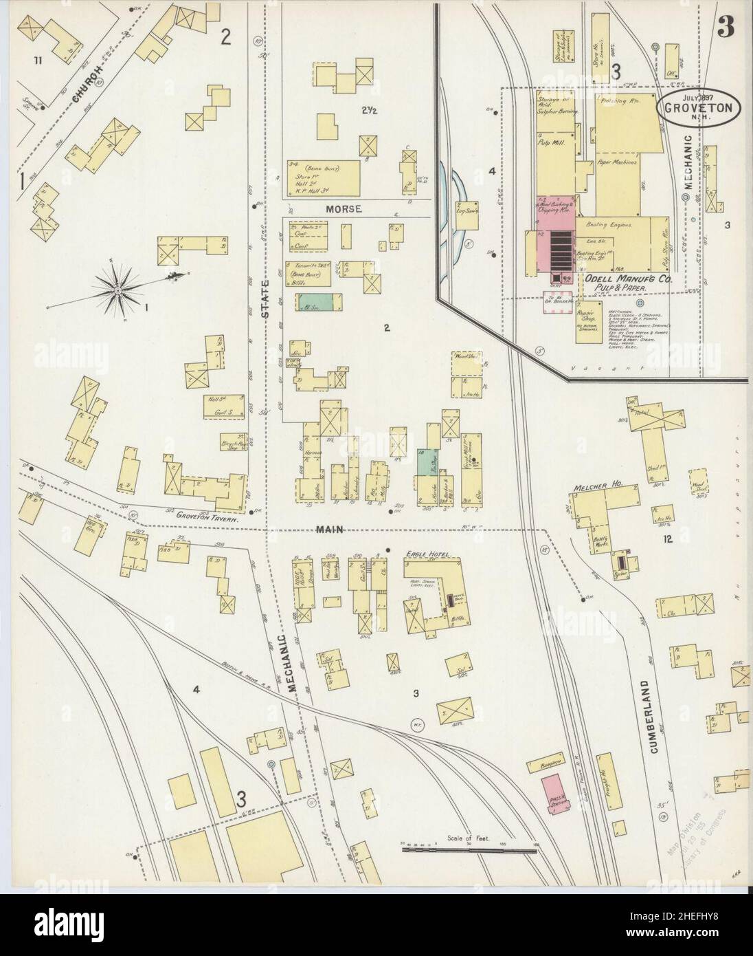 Map of groveton new hampshire hires stock photography and images Alamy