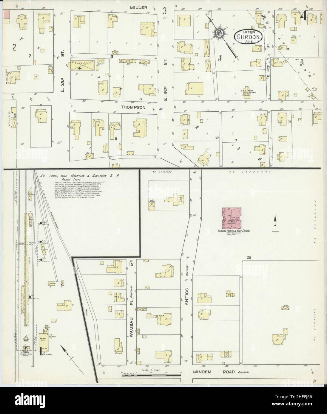Map of gurdon hires stock photography and images Alamy