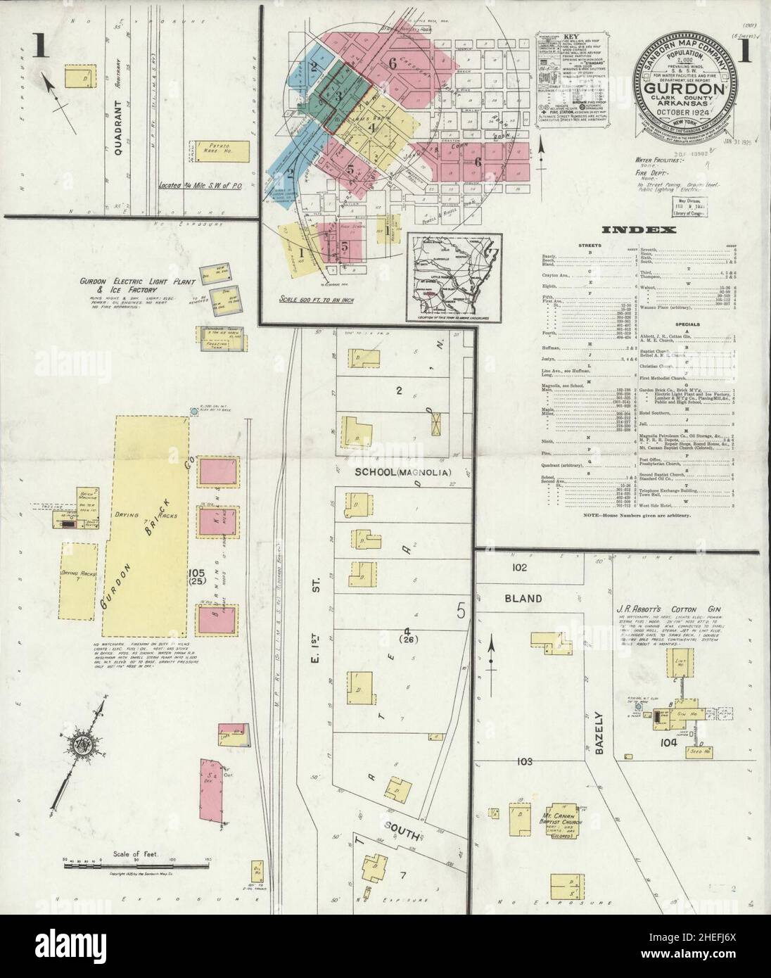 Map of gurdon hires stock photography and images Alamy