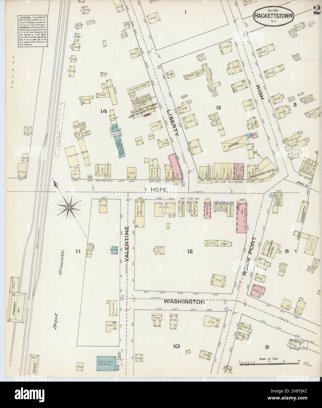 Hackettstown map hires stock photography and images Alamy