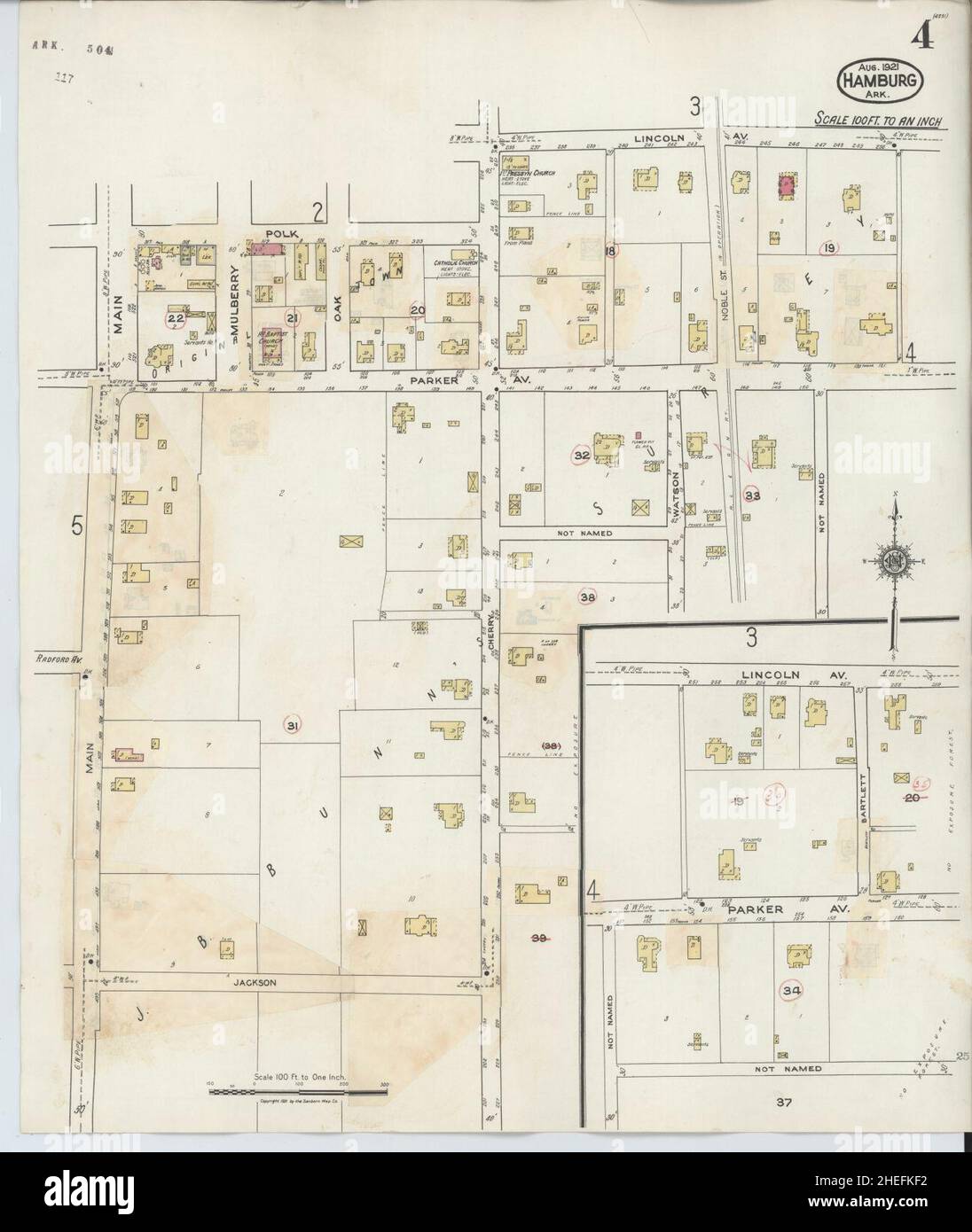 Map of hamburg arkansas hires stock photography and images Alamy