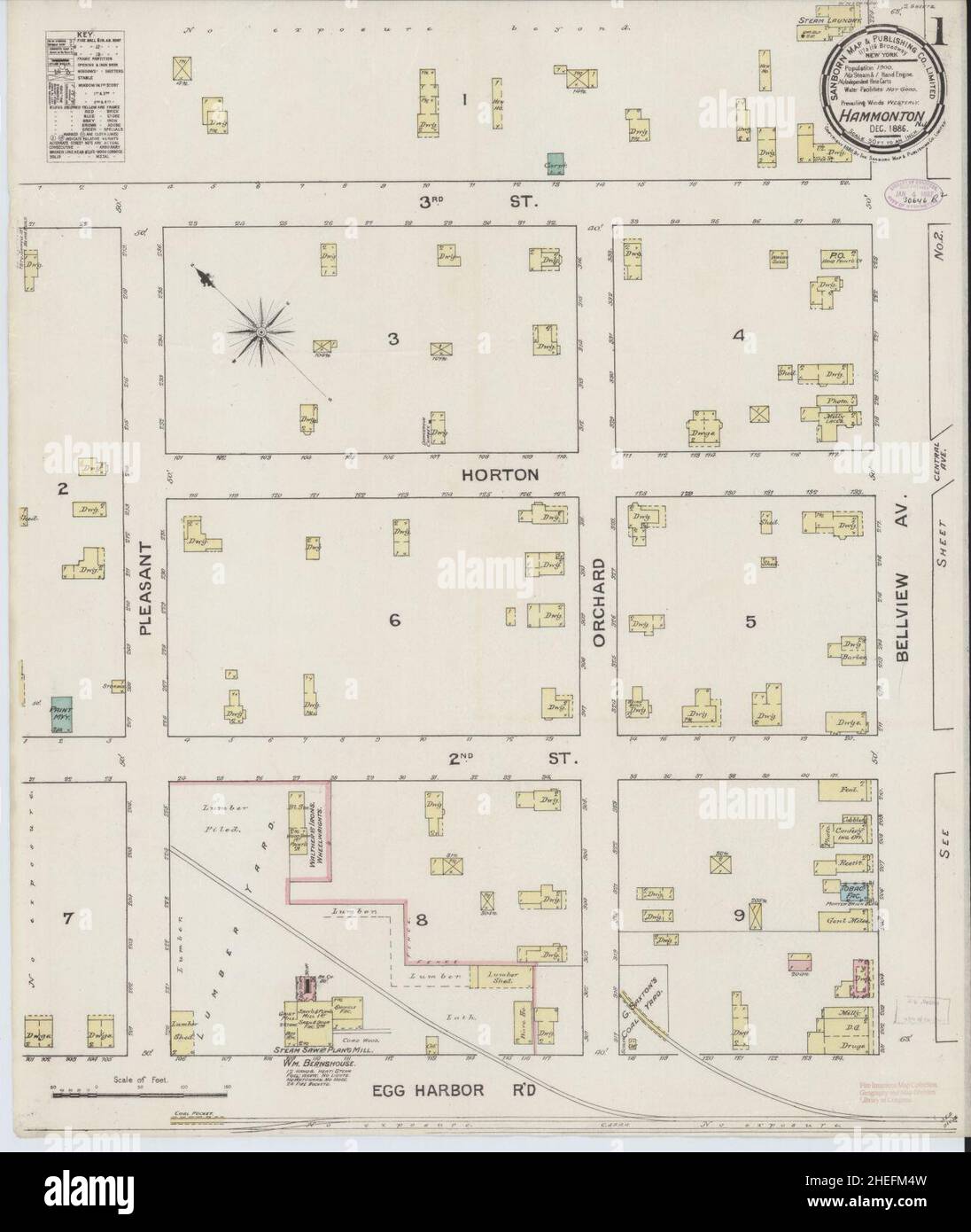 Map of hammonton new jersey hires stock photography and images Alamy