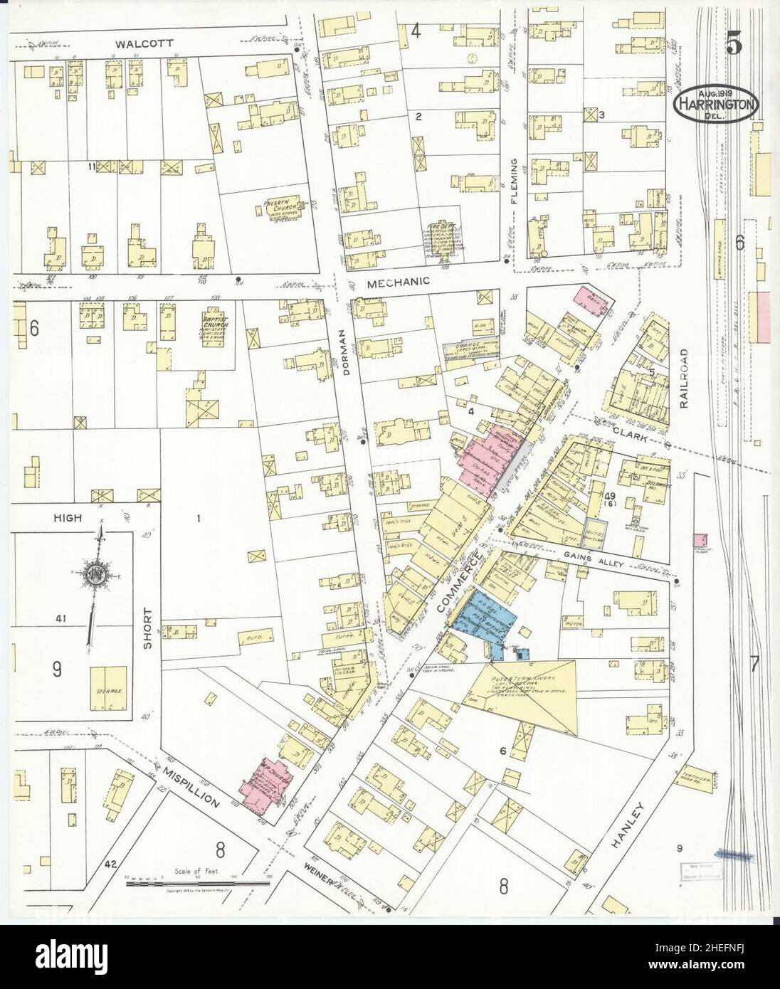 Map of harrington hires stock photography and images Alamy