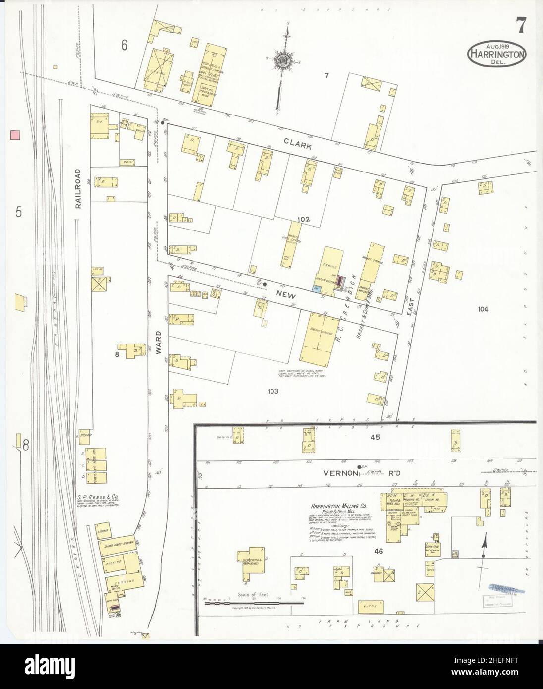 Map of harrington hires stock photography and images Alamy