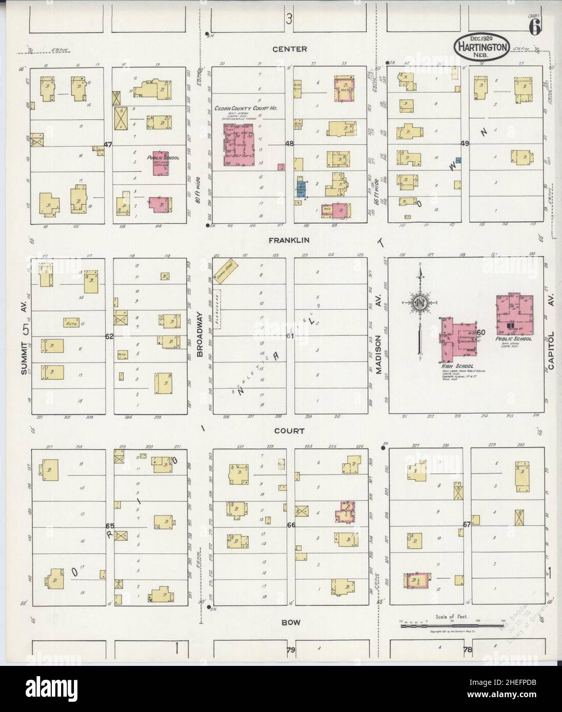 Hartington nebraska map hires stock photography and images Alamy