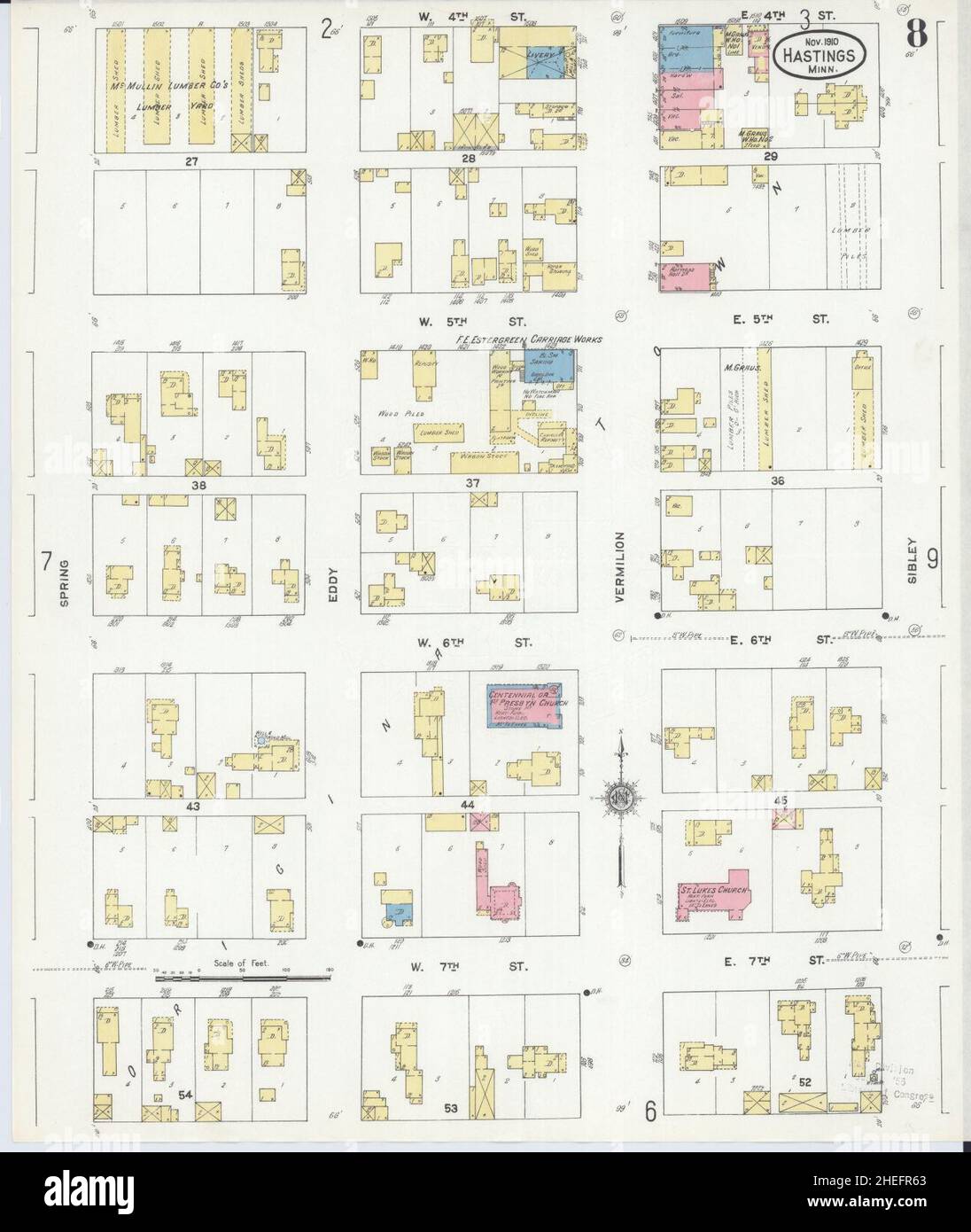 Map of hastings minnesota hires stock photography and images Alamy