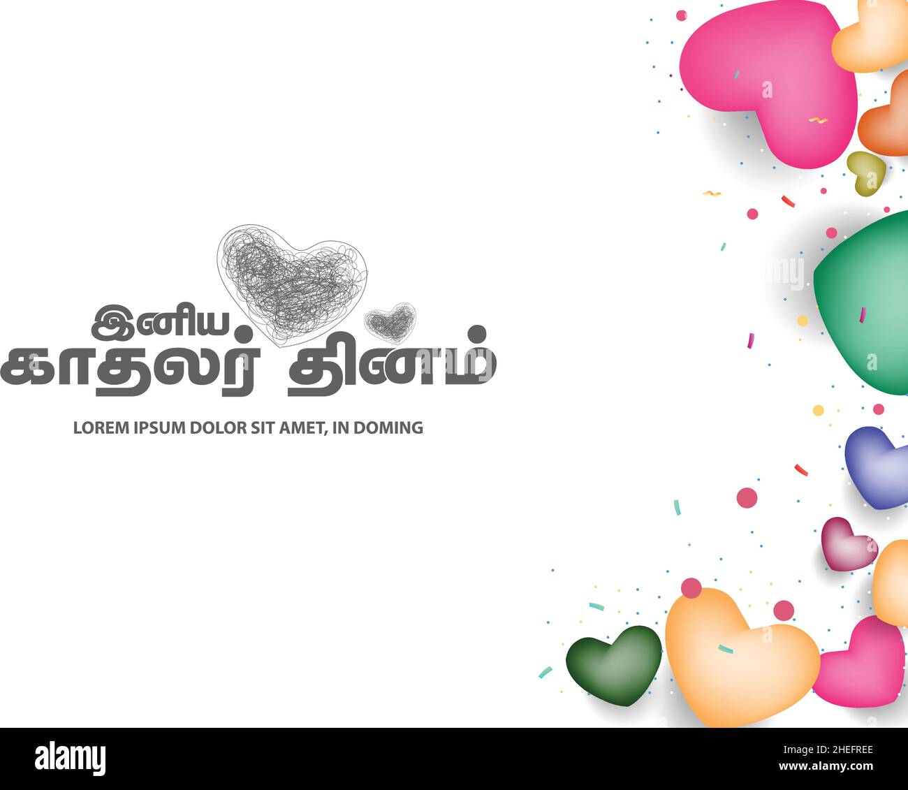 Valentine's Day, romantic concept background. Translate Tamil Text ...
