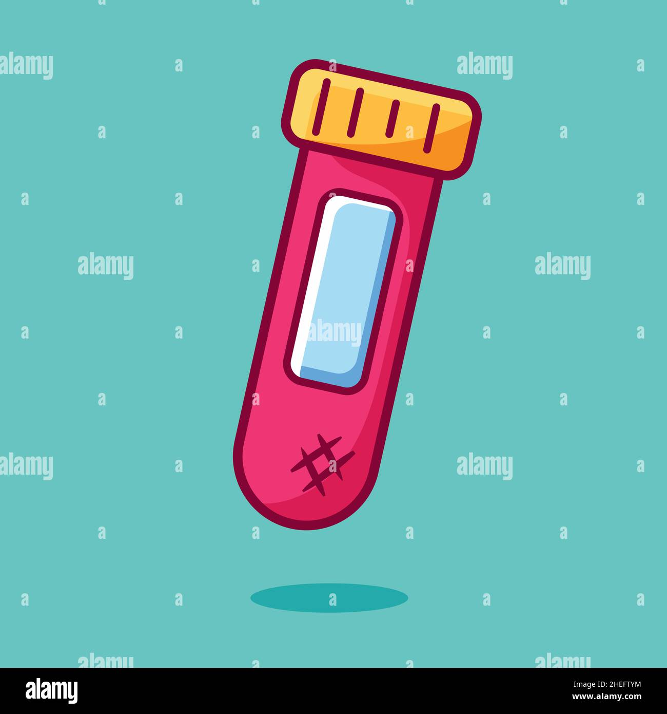 medicine bottle isolated cartoon vector illustration in outline flat style Stock Vector